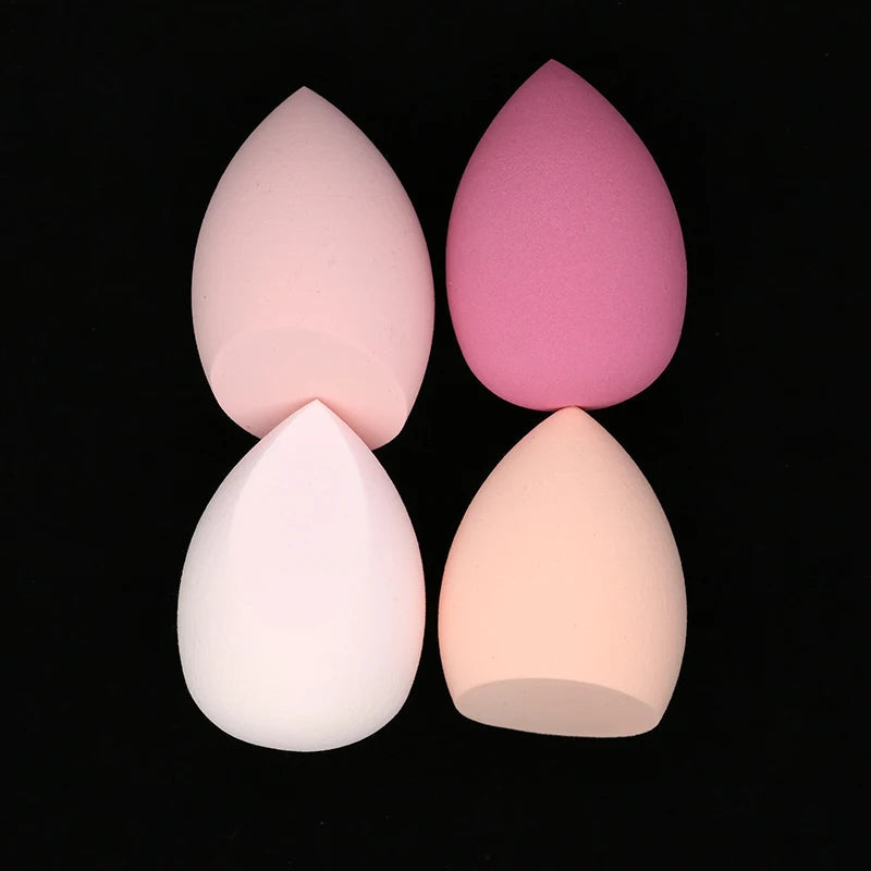 Makeup Sponge Set – 4-Piece Dry & Wet Foundation Powder Puffs, Bevel-Cut Beauty Blender dylinoshop