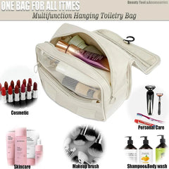 Travel Makeup Bag High Capacity Toiletries Storage Pouch Travel Make Up Organizer Waterproof Beauty Bag Bathroom Wash Bag 