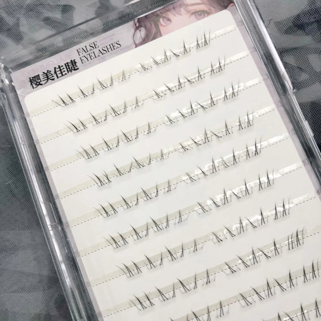 4-6mm Korean Style Lower Lashes Natural Fake Eyelashes No Glue False Eyelashes For Women Daily Wear Cosplay Diy Makeup