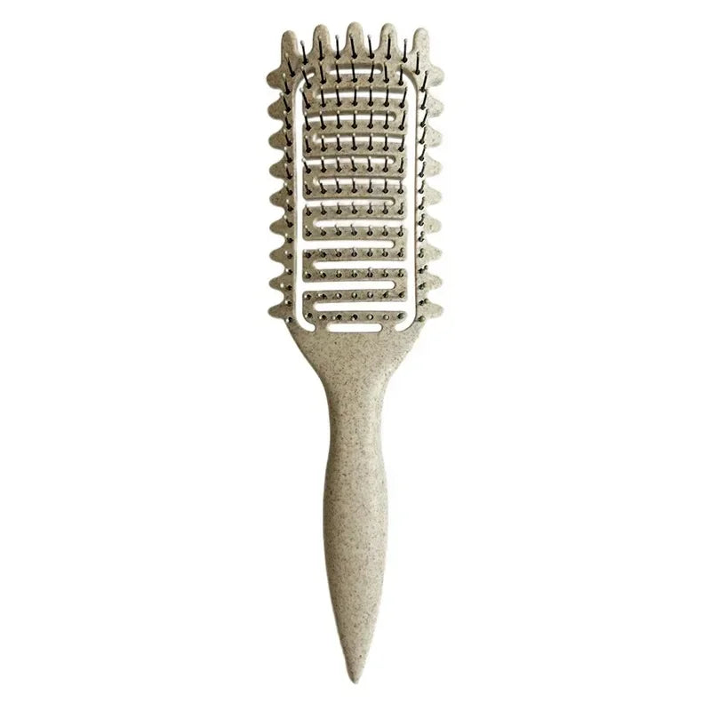 Curl Define Styling Brush Hollow Out Detangling Hair Brush Tangled Wet Curly Hair Comb Shaping Curls Barber Hairdressing Tools dylinoshop