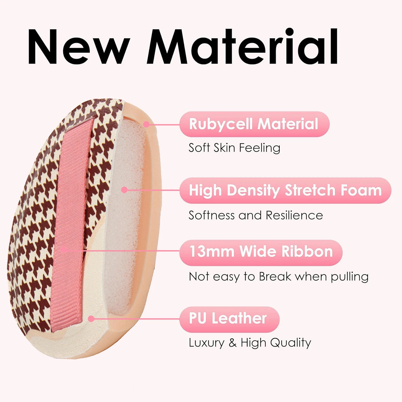 XL Super Thick Cosmetics Puff Concealer Foundation Sponge Cushions Large Size Wet Dry Use Face Beauty Makeup Puffs Tools