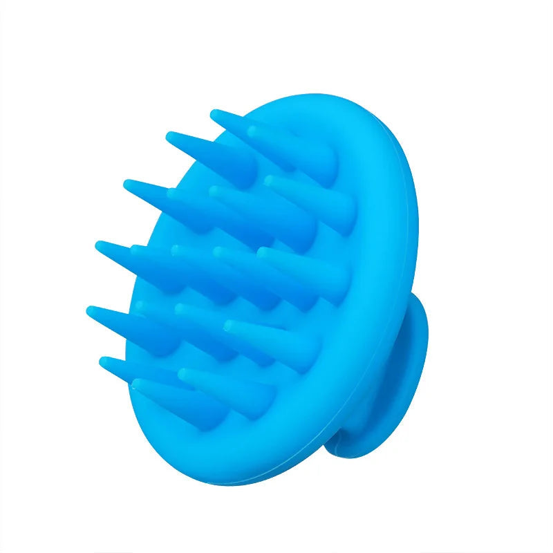 Silicone Shampoo Brush Head Scalp Massage Comb Hair Root Itching Clean The Scalp Thoroughly Body Massage Brush Bath Brush dylinoshop