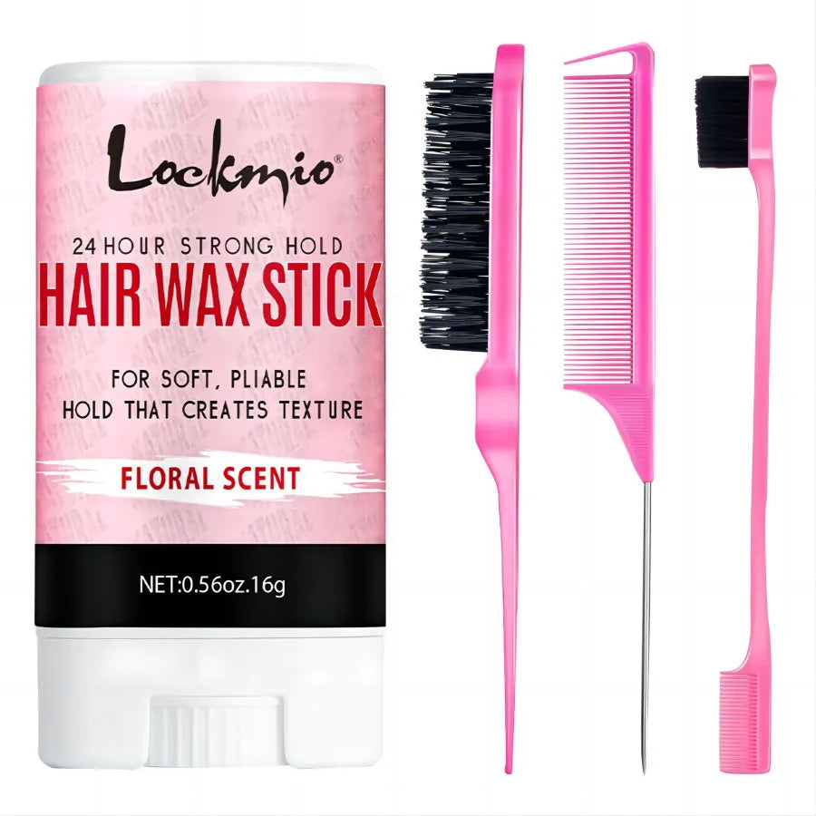 Professional Styling Wax for Women Anti-frizz Pomade Smoothing Broken Back Hair Mud Messy Hairs Control Wax Rod for Natural Wigs dylinoshop