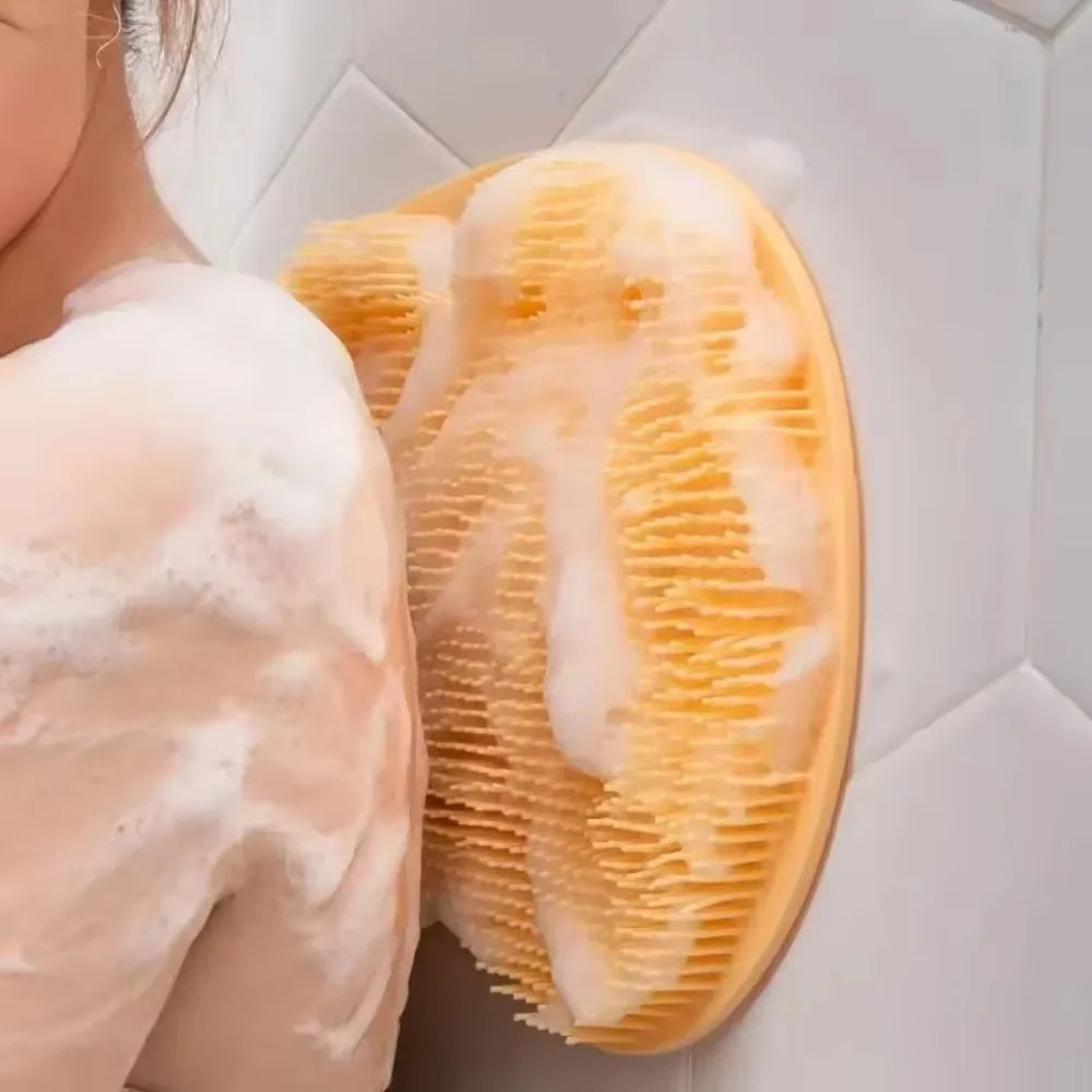 Rubbing Foot Pads, Silicone Foot Massaging Tools, Bathroom Foot Massage Pads, Bathing Foot Brushes, Lazy People Bathing Back Mas