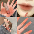 Reddish-brown Stain Lip Mud Waterproof Long-lasting Easy To Wear Velvet Lip Gloss Autumn/Winter Ambience Korean Makeup Lip Tint