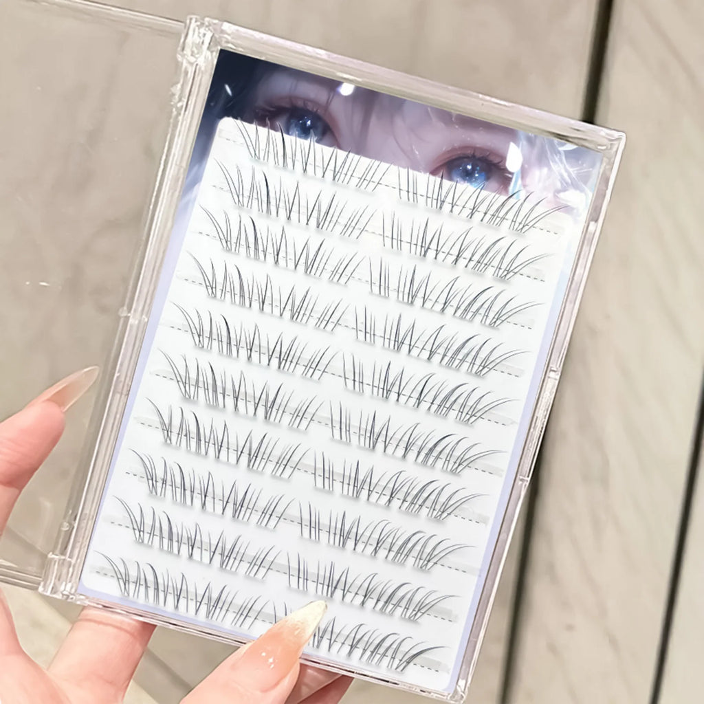 Light Style Foxes Fake Lashes Baby Wind False Eyelash Natural Curl 9-11mm Black Eyelash Extension For Daily Makeup Enlarge Eyes
