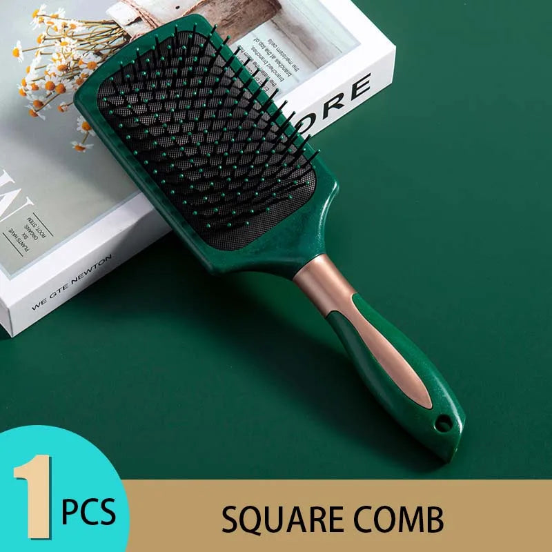 KLINA Hair Massage Air Cushion Comb Brush Scalp Hairbrush Detangle Anti Static Salon SPA Hairdressing Styling Tool Oval Round dylinoshop