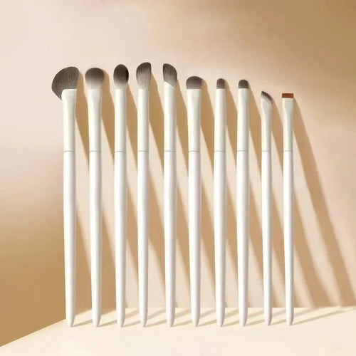 5/8/10-Piece Natural Eye Makeup Brush Set – Soft Eyeshadow & Eyeliner Brushes dylinoshop