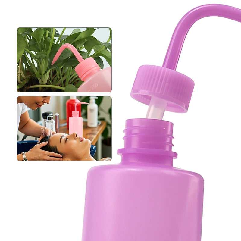 250ml Lash Logo Falsh Eyelash Cleaning Bottle Curved Spout Cleaner Watering Can Eyebrow Remover Washing Bottle Makeup Tools
