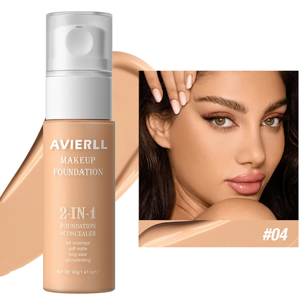 Moisturizing Waterproof Foundation & Concealer Base dylinoshop