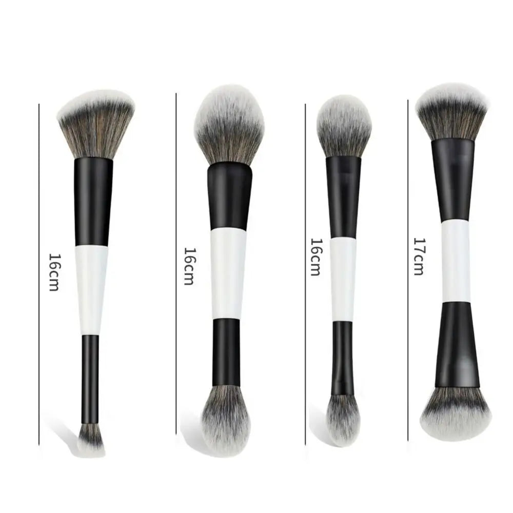 Dual-Ended F4 Contour Face Brush Multi-purpose High Coverage Eyeshadow Concealer Brushes Cosmetic Beauty Makeup Brushes