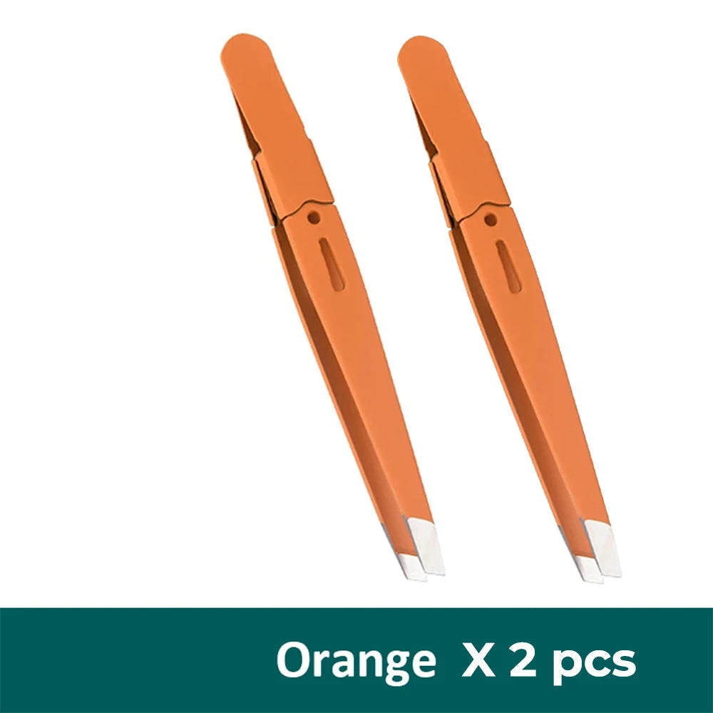 Colorful Slanted-Tip Eyebrow Tweezers dylinoshop