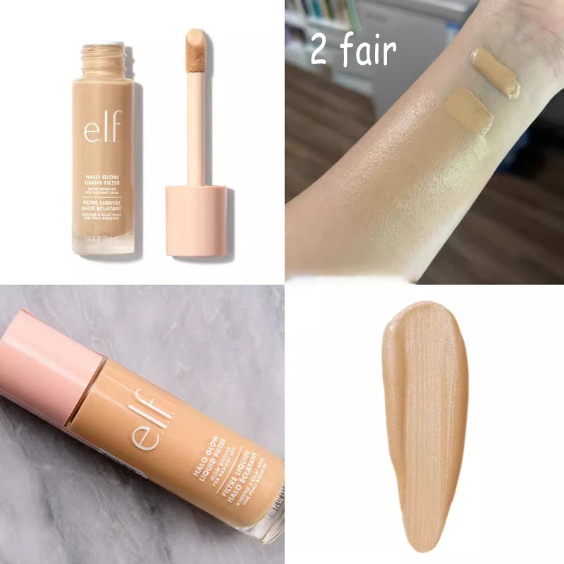 Elf Liquid Foundation Naturally Covers Flaws Waterproof Oil Control Moisturizing Long Lasting Base Makeup Professional Product