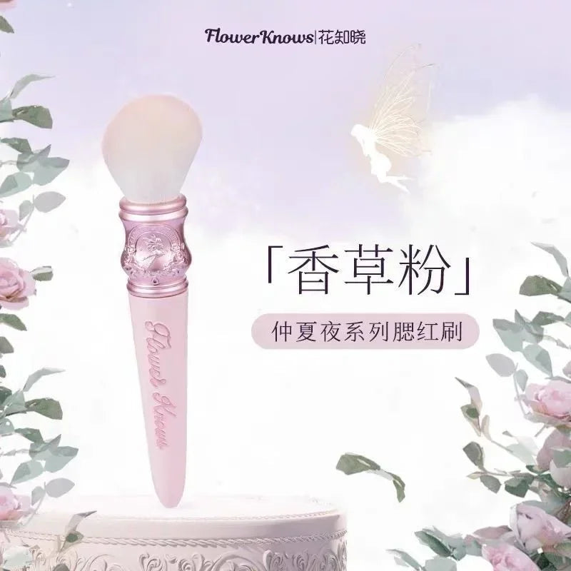 Flower Knows Midsummer Fairytales Makeup Brushes for Eye and Face,Blending Vegan Brush for Foundation Eyeshadow dylinoshop