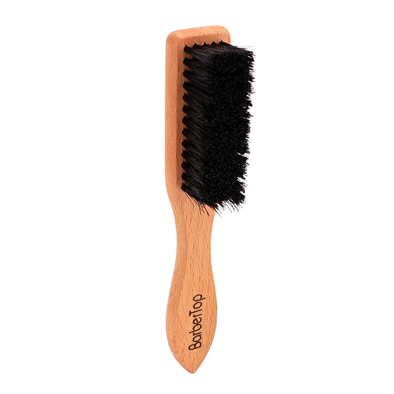 Barbertop Men Beard Brush Wooded Handle Soft Hair Cleaning Brush Broken Hair Remove Comb Hairdressing Neck Duster Barber Tools dylinoshop