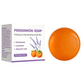 Persimmon Soap Bar For Men and Women,Japanese Persimmon & Lavender Extract,Gentle Cleaning,Natural Body Odor Soap,100g