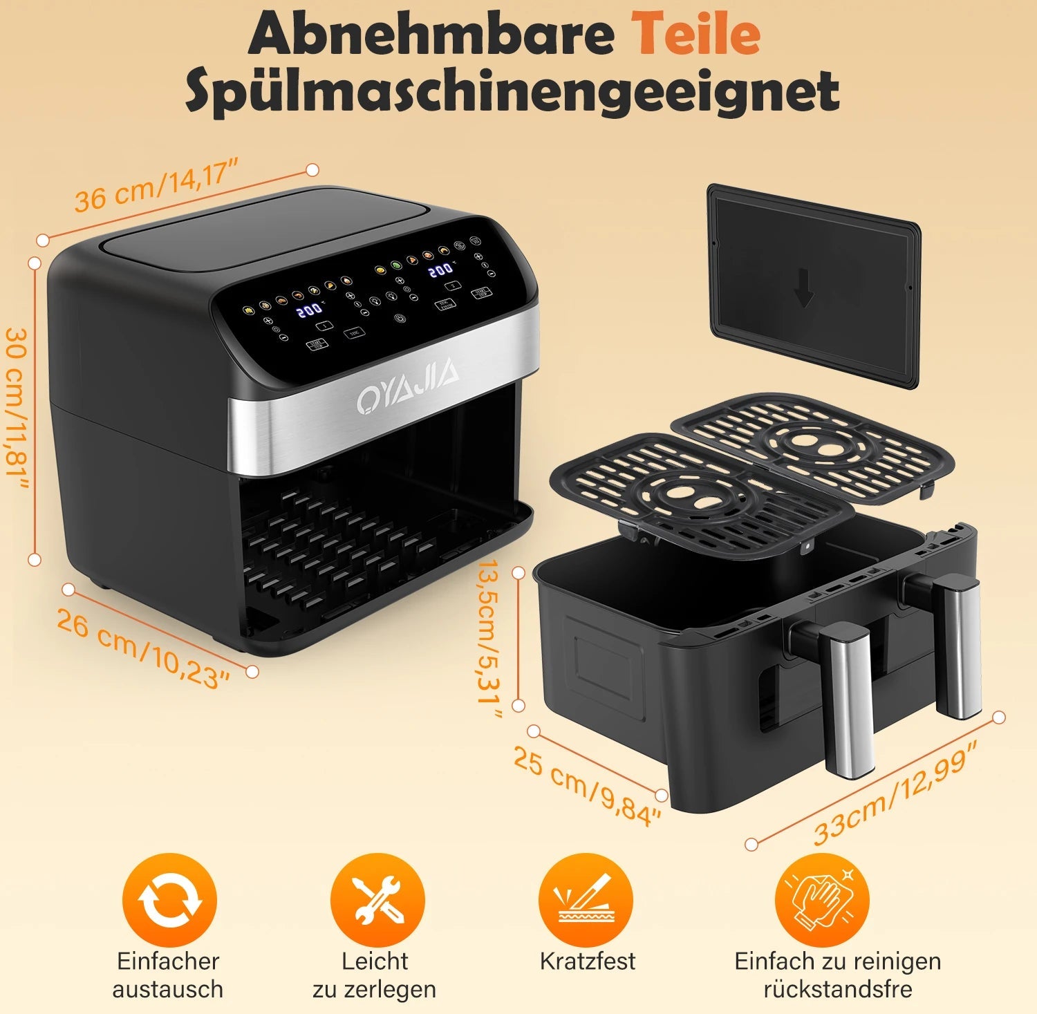 Oyajia DualZone Fryer 