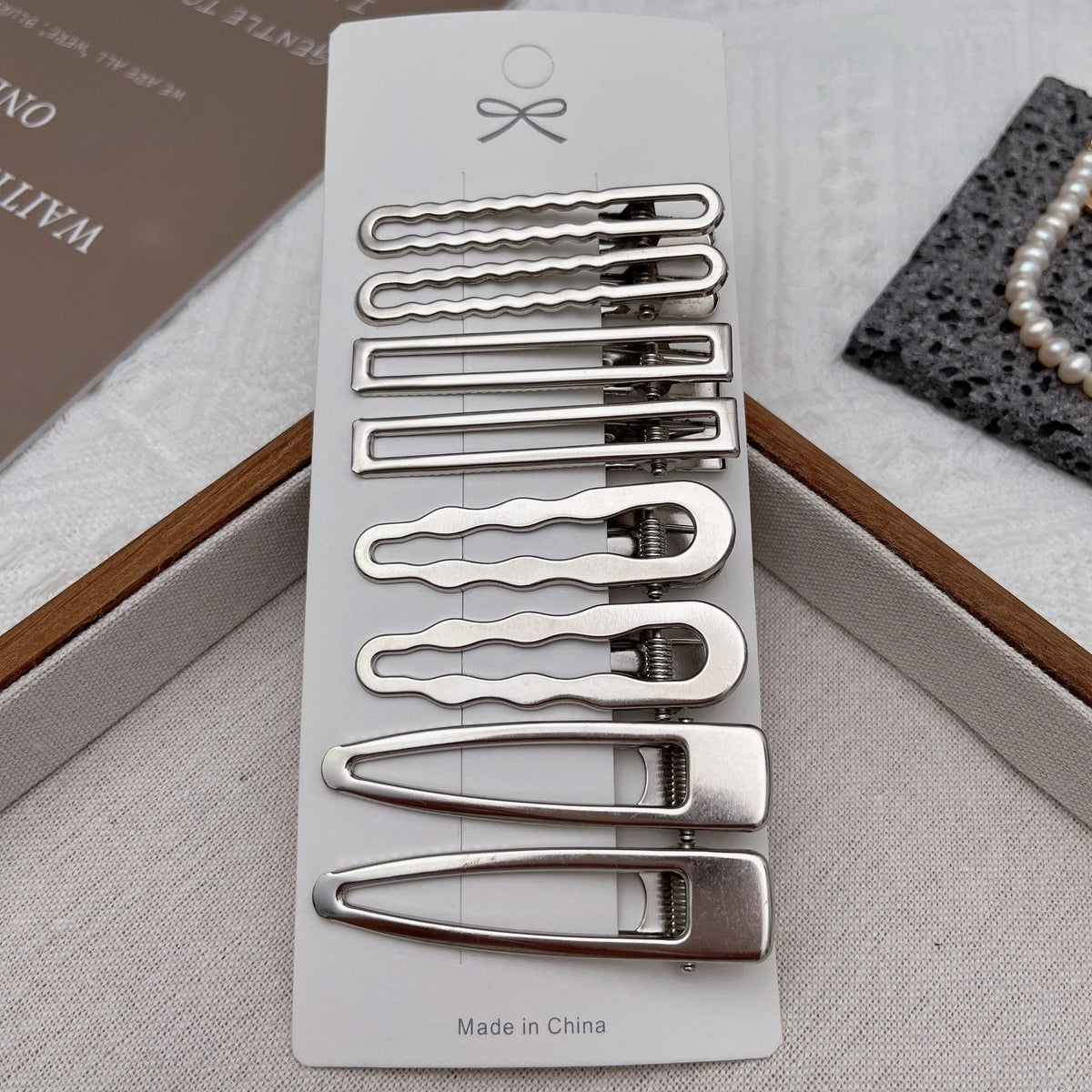 Sliver Metal Hair Clips Women Girls Y2K Duckbill Hairpin Personality Bangs Side Headwear Barrettes Hairclip Styling Accessories dylinoshop