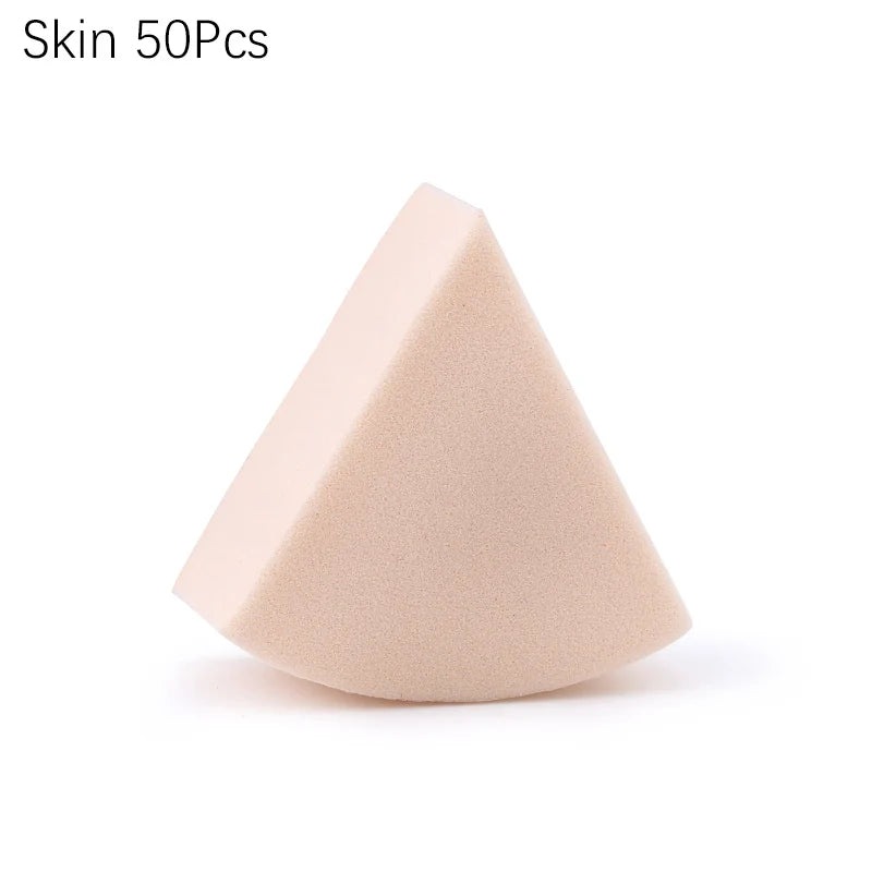Triangle Makeup Blender Sponges – Wet & Dry Use, Set of 20/50 dylinoshop