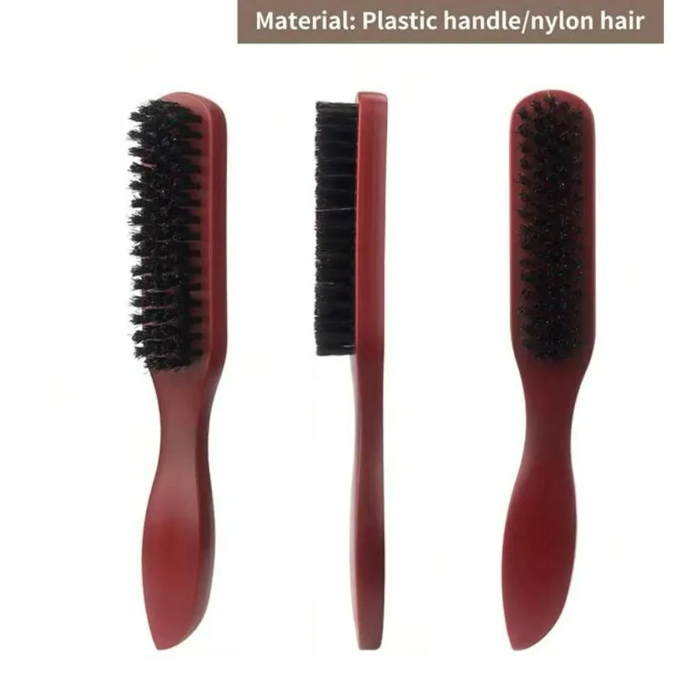 Boar Bristle Hair Brush (Unisex) - Fragrance-Free Professional Barber Styling Bristle Brush, Suitable for Thick/Fine Hair dylinoshop