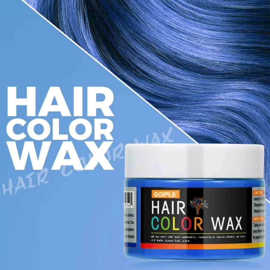 Valentine's Day DIY Hair Dyed Mud Hair Colour Wax Easy To Wash Coloring Cream One-time Hairs Beard and Eyebrows Colour Products dylinoshop