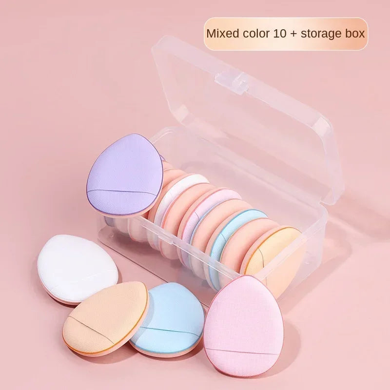 dawndesslo 10-Piece Mini Finger Powder Puff Sponge Set dylinoshop