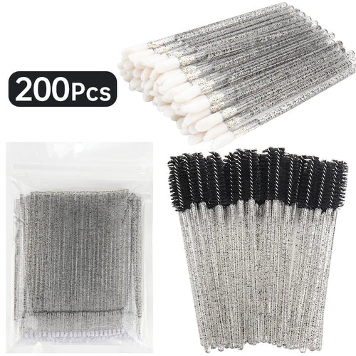 200-Piece Micro Brush Set for Eyelash Extensions, Lash Removal & Lip Lining dylinoshop