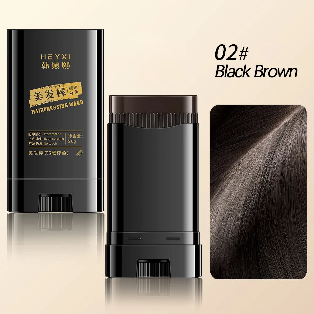 Waterproof Hair Dye Stick - Quickly Covers Gray, Natural Appearance, Long-Lasting Color Retention, Suitable for All Hair Types dylinoshop