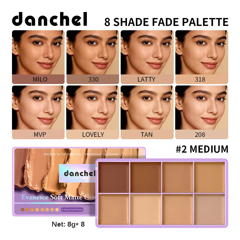 Cream Concealer Palette – Full Coverage for Dark Spots, Scars & Tattoos dylinoshop