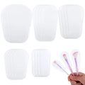 20PCS Makeup Brush Covers - 5-Size Universal Fit, Clear Dust-Proof Sleeves for Travel & Salon Storage (Hygienic Protection)