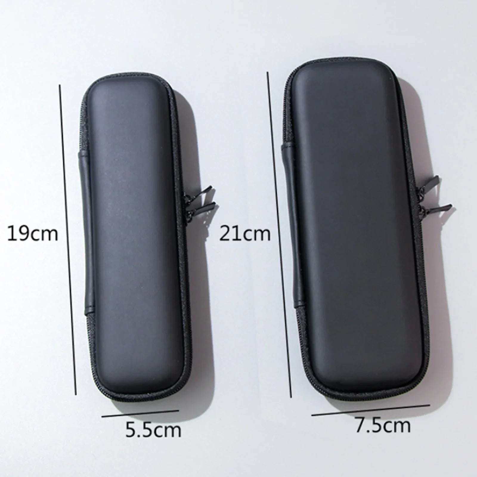 Black Cosmetic Storage Bags Waterproof Double Zipper Makeup Brushes Case Women Bag Portable Travel Brush Holder Pen case Box