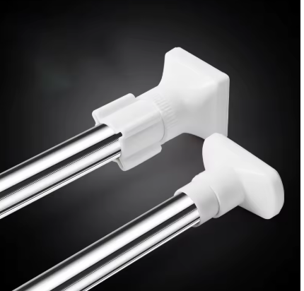 2x Telescopic Adjustable Clothes Dryer Tension Rod – Multipurpose and Reliable! 
