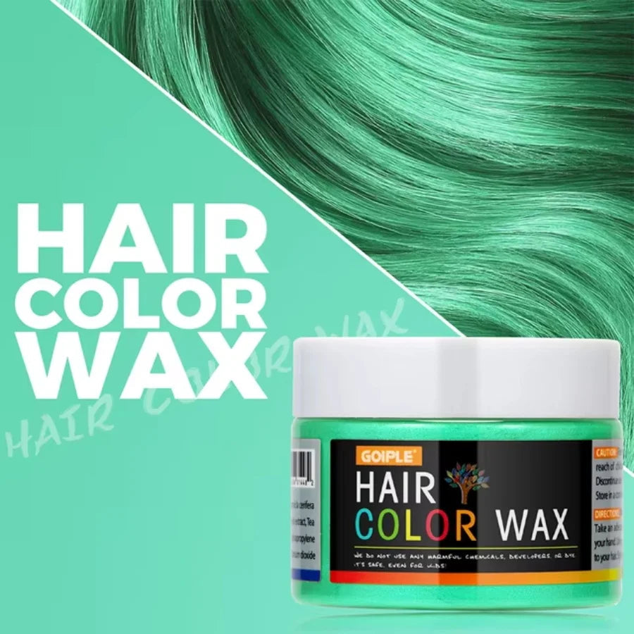 Valentine's Day DIY Hair Dyed Mud Hair Colour Wax Easy To Wash Coloring Cream One-time Hairs Beard and Eyebrows Colour Products dylinoshop