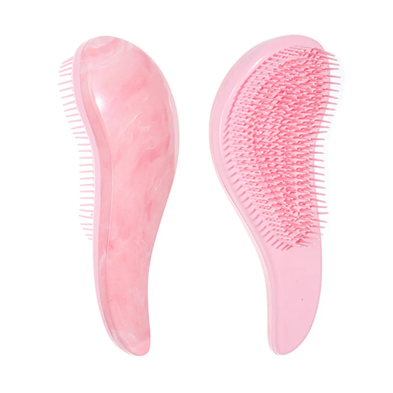 1pcs Magic Detangling Hairbrush Soft Wheat Straw Scalp Massage Comb Anti-static Gentle Grooming Brush Salon Hair Styling Brush dylinoshop