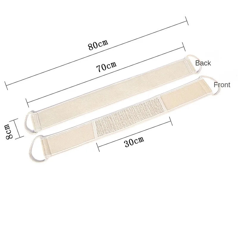 1PCS Exfoliating Back Strap Baths Shower Body Scrubber Brush Personal Cleaning Tool  Back Strap Bodys Skin Health Cleaning Tools