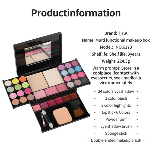 35-Color Pearl Eyeshadow Palette – Nude Makeup Set dylinoshop