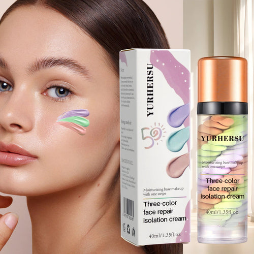 3-Shade Cream Concealer & Brightening Makeup Base dylinoshop
