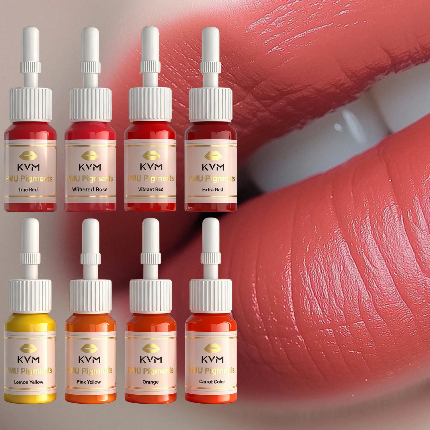 5/8pcs 5ML Tattoo Pigments Makeup Tattoo Lips Eyebrows Eyeliners Pigments Semi Permanent Tattoo Pigments Beauty Art Women Use