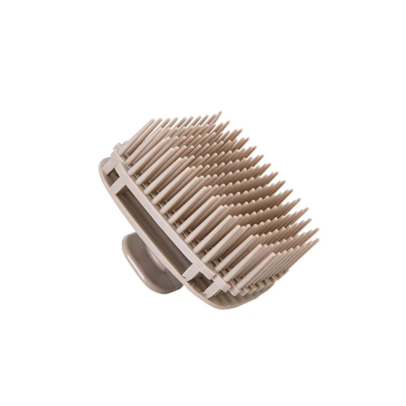 1pcs Silicone Shampoo Brush Head Scalp Massage Comb Hair Washing Comb Body Massage Shower Brush Salon Hairdressing Tool dylinoshop