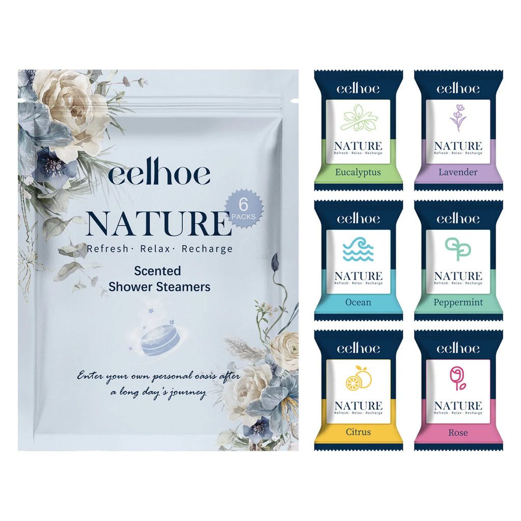 6pcs Aromatherapy Shower Tablets Assisting Sleep Relaxing Relieve Stress Shower Tablets Shower Bombs Bath Supplies