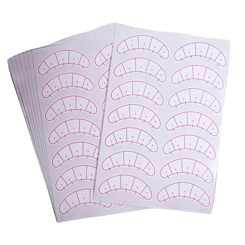 Wholesale  Paper Patches 3D Eyelash Under Eye Pads Lash Eyelash Extension Practice Eye Tips Sticker Wraps Makeup Tools eye pads