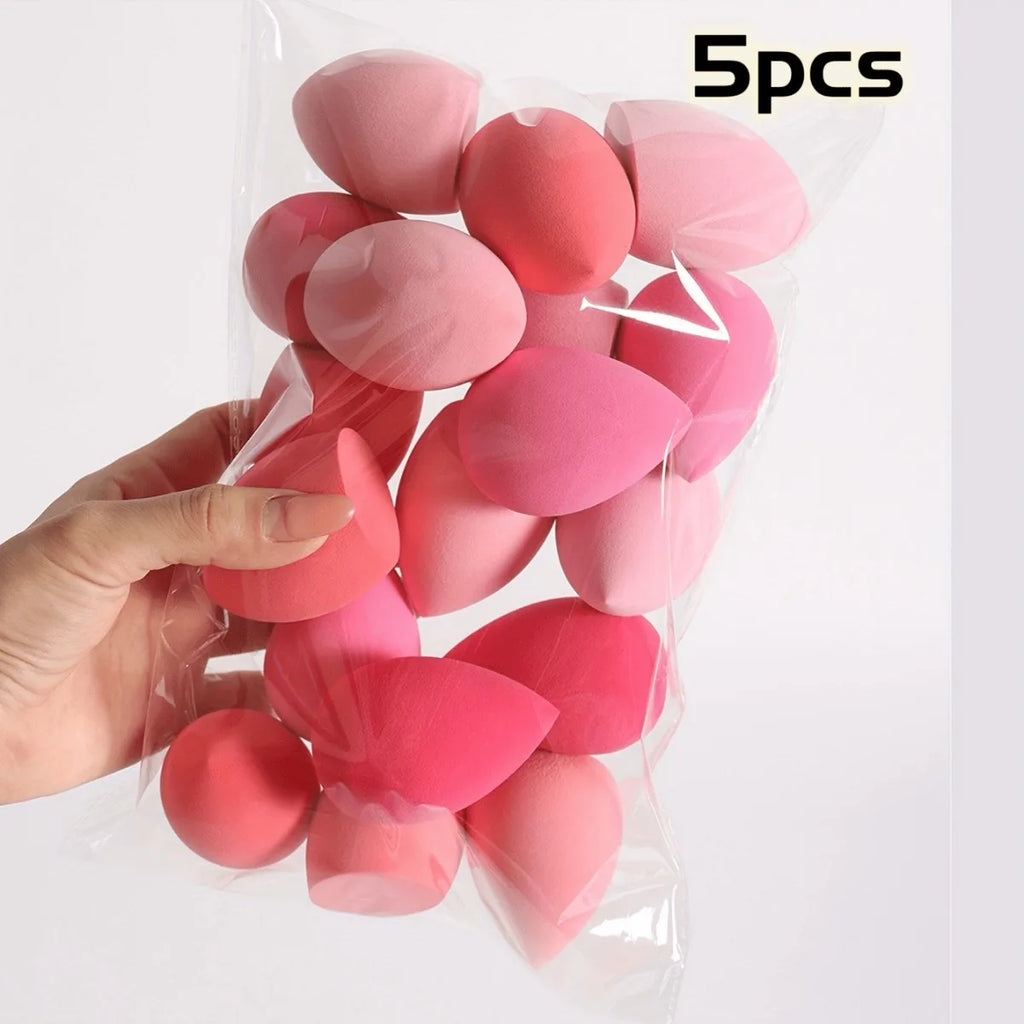 5-10PCS Ombre Makeup Sponge Set - Vegan Dual Use for Liquid/Powder | Latex-Free Travel Essentials All Skin Types