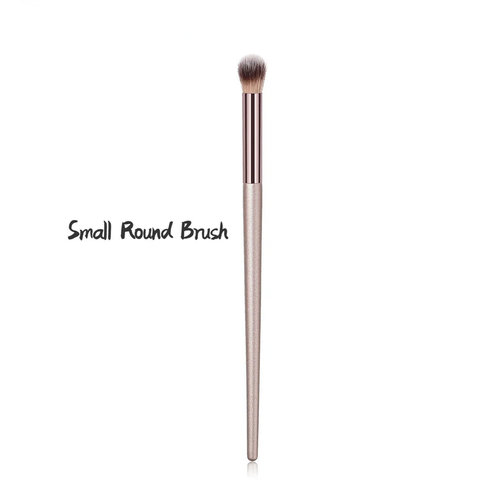 Champagne Colored Makeup Brushes Eye Shadow Eye Dark Circle Concealer Blending Cosmetic Brush Soft Brush for Women Makeup Tools