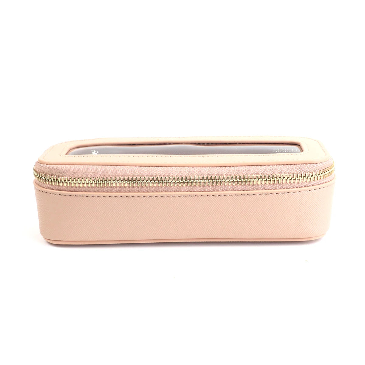 PU Leather Transparent Makeup Bag – Portable Cosmetic Storage Case dylinoshop