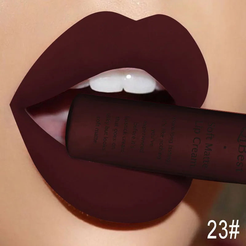 QiBest Matte Liquid Lipstick, Waterproof Long-Lasting Lip Color dylinoshop