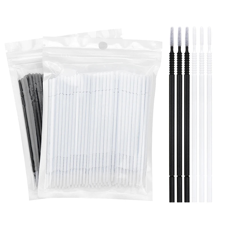 100pcs Removing Swab Micro Brush Makeup Brushes Wholesale Eyelash Extension Supplies Lashes Accessories Makeup Tools