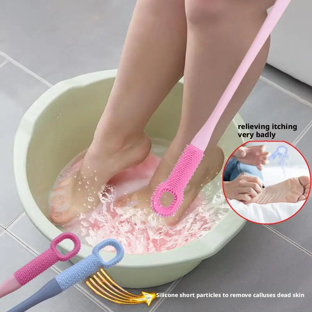 Multi-Functional Foot Scrub Brush Foot Exfoliator Itch Relief Stone Dead Skin Removal Household  ﻿