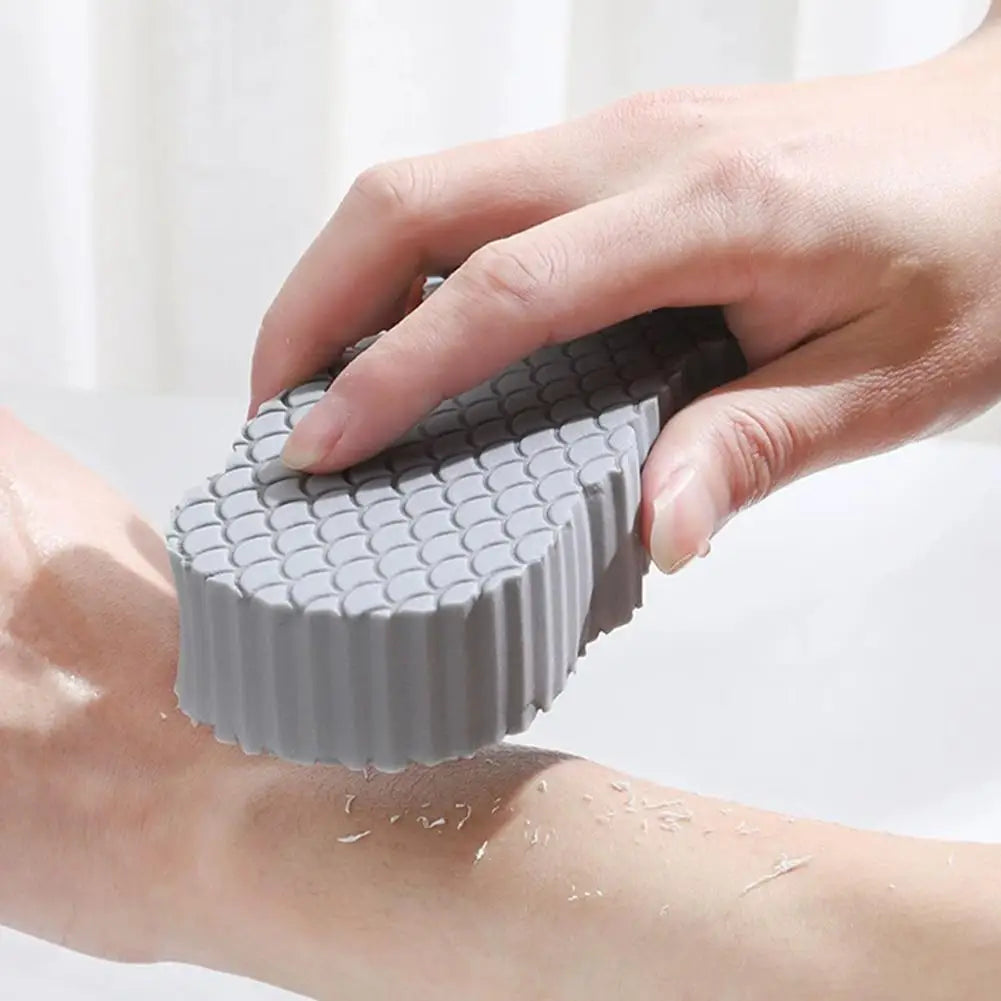 Painless Bath Sponge Rubbing Mud Cotton Exfoliating Bath Sponge Gentle Dead Skin Removal Body Scrubber Massage Tool