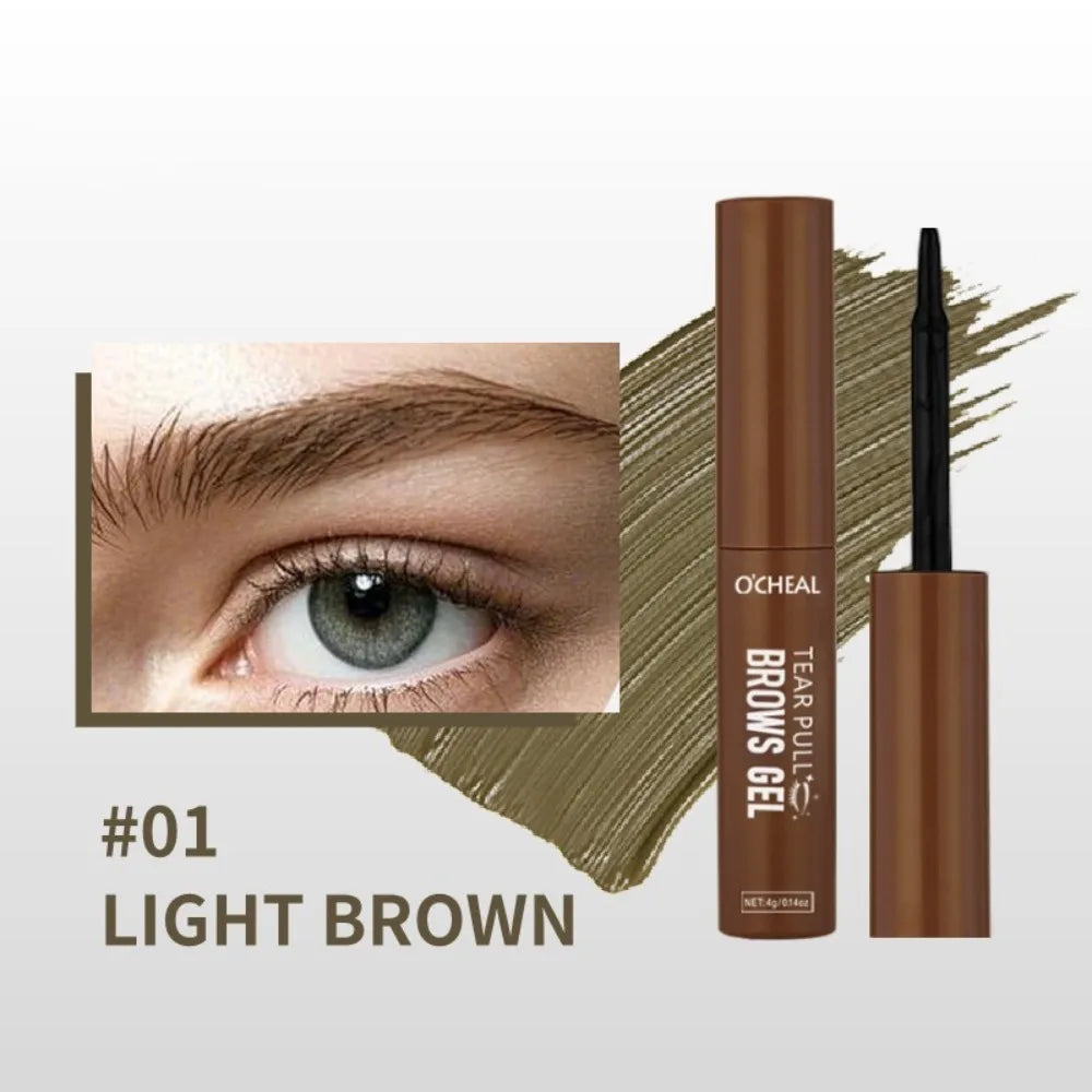 1/3pc Tattoo Peel Off Eyebrow Gel Tint, Semi Permanent Brow Tint, Waterproof, Transfer-proof,For Fuller & Defined Brows, Makeup