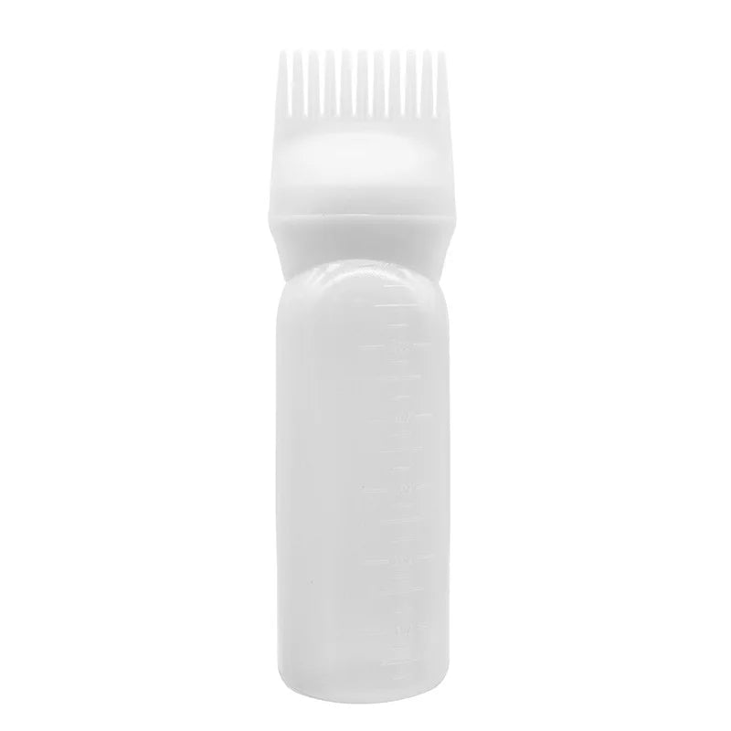 3 Color Salon Hair Oil Applicator Bottle Professional Hairdressing Dyeing Comb Bottles Barbershop Hairdresser Coloring Supplies dylinoshop